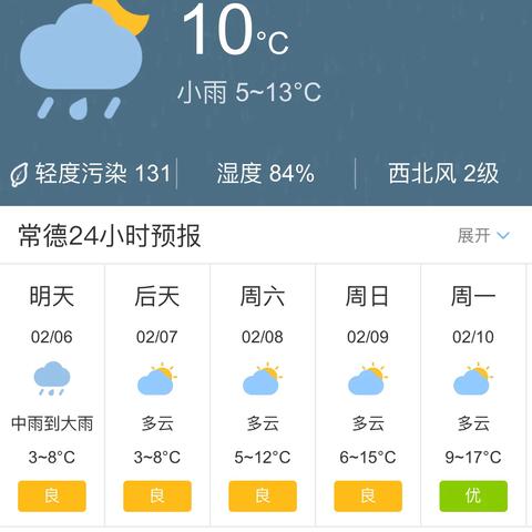 常德天气预报15天查询，掌握未来两周天气，出行生活早规划